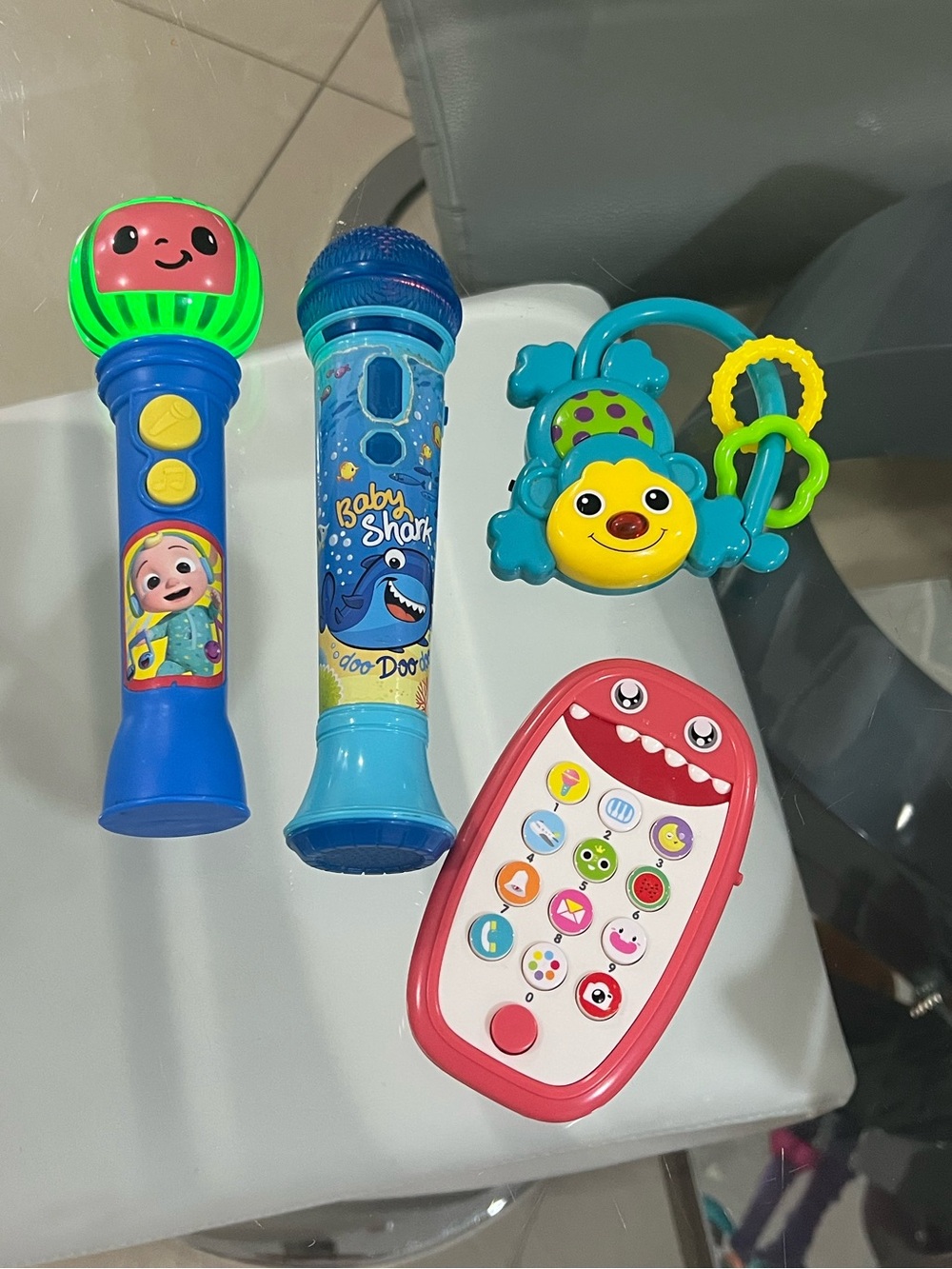 Baby Musical Toy Bundle – 4 Interactive Toys in excellent condition